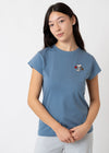 T-Shirt "Peanuts: Snoopy" - dunkelblau