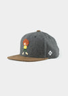 Cap "Grantig by nature" - dunkelgrau (Kindercap), v2