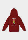 Hoodie "Grantig by nature v2" - dunkelrot (Kinder)