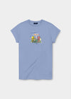 T-Shirt "Oh wie schön ist Bavaria" - hellblau (Damen)