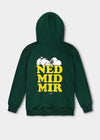 Hoodie "Peanuts: Ned mid mir" - dunkelgrün